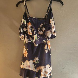 Shein Dress XS Blue floral